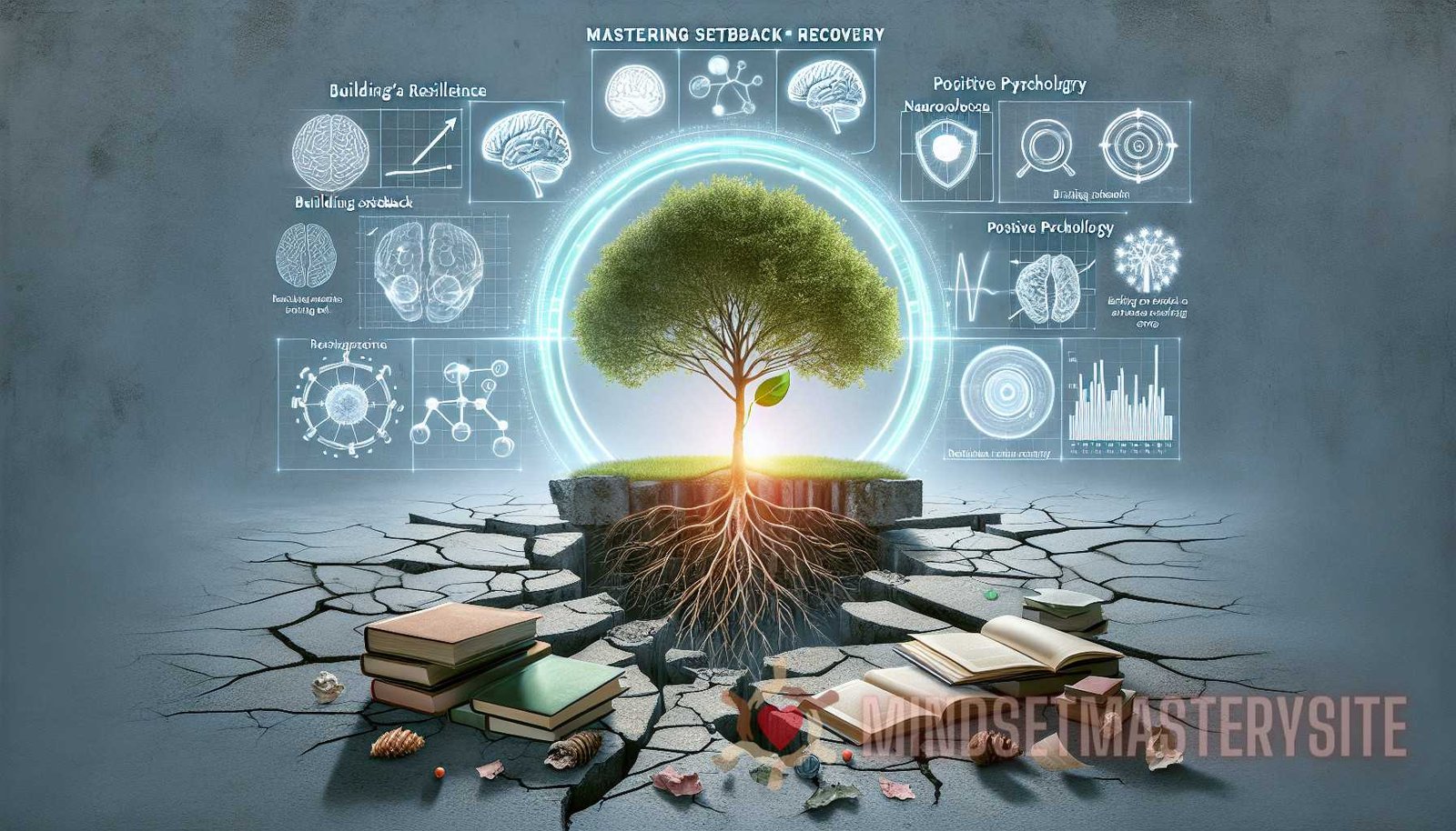 Illustration for section: Resilience training is grounded in scientific research and draws upon various disciplines, including - setback recovery